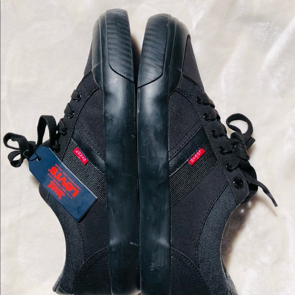 Levis Strauss & Co. Men's Sneakers Casual Low-Top Shoes Black Size 9 Comfort! - Picture 5 of 6